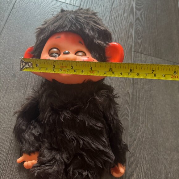 Rare Vintage 70s Monchhichi Sleepy Eyes Toy Plush Japan Preowned Collectible - Picture 15 of 16